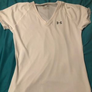 White workout shirt